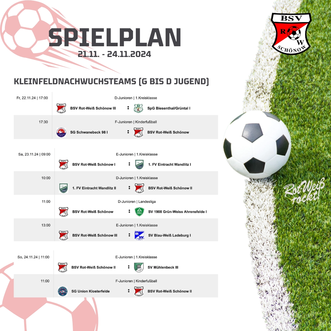 Spielplan 21 24112024